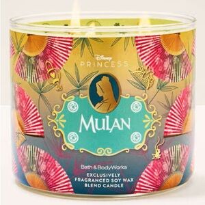 •Mulan• Bath & Body Works 3-Wick Soy Blend Wax Candle